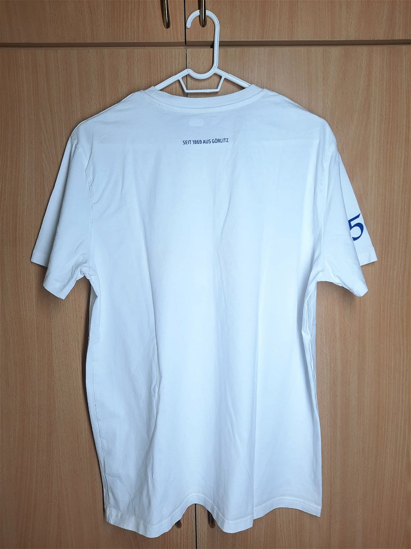 Tricou Unisex, ''Stanley/Stella'', alb cu imprimeu, mărimea XL