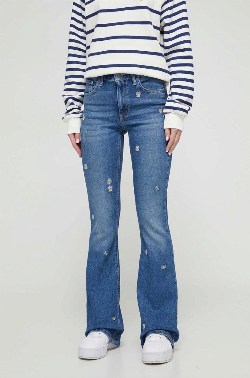 Desigual jeansi femei high waist