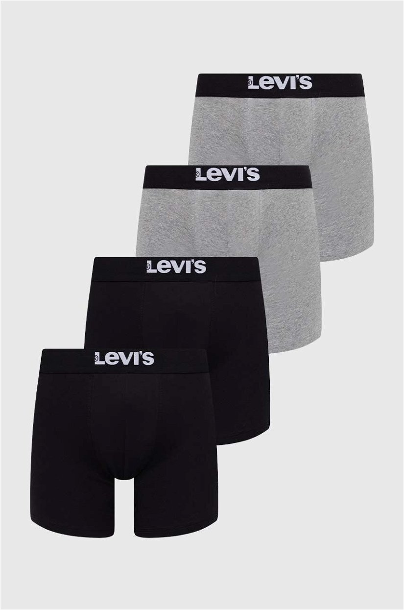 Levi's boxeri 4-pack barbati, culoarea negru