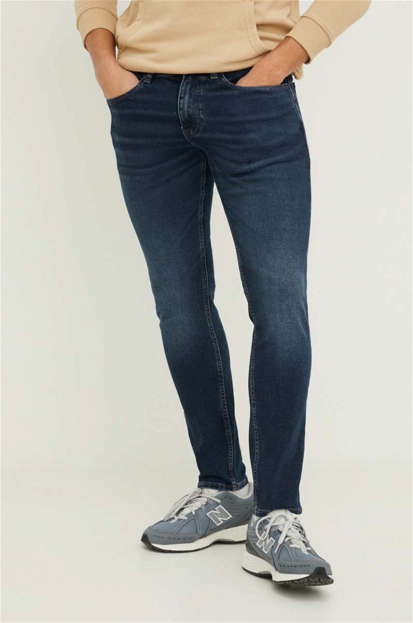 Tommy Jeans jeansi Austin barbati, culoarea albastru marin