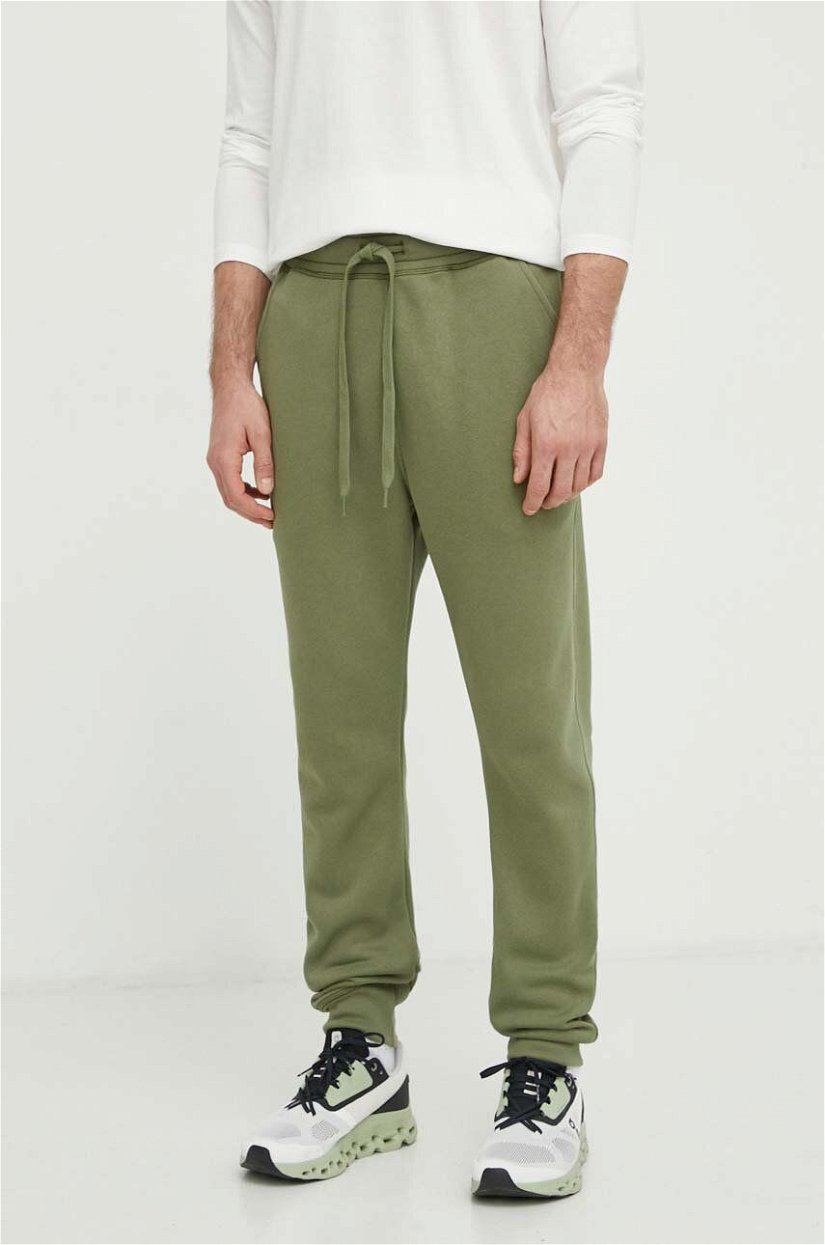 G-Star Raw pantaloni de trening culoarea verde, neted