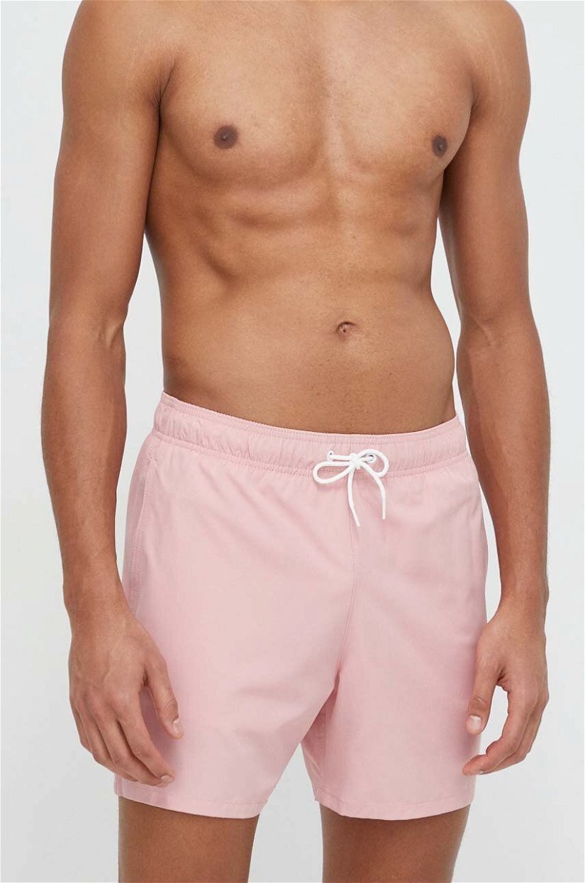 Hollister Co. pantaloni scurti de baie culoarea roz