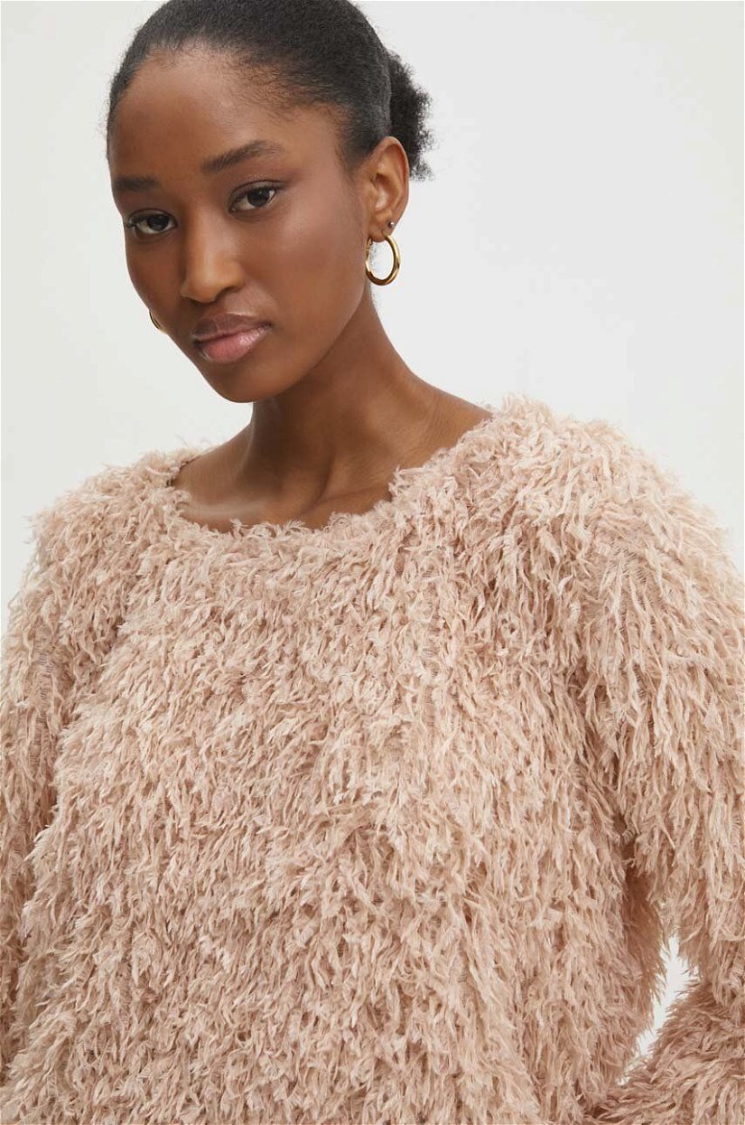 Answear Lab pulover femei, culoarea bej, light