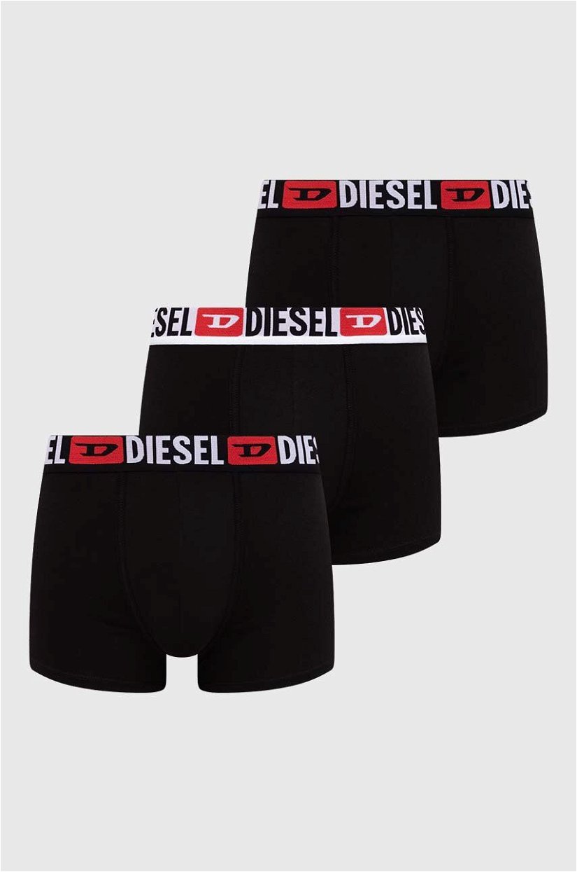 Diesel boxeri 3-pack barbati, culoarea negru