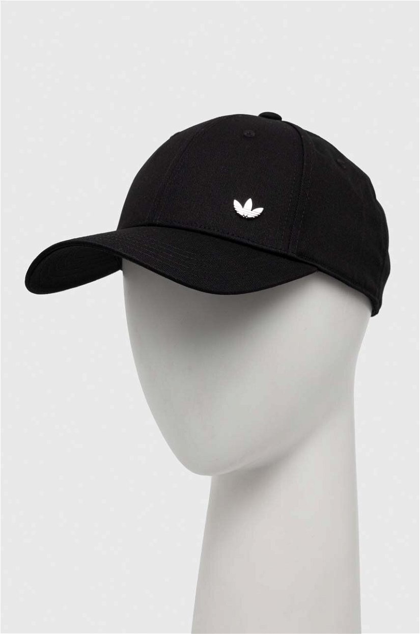 adidas Originals șapcă de baseball din bumbac culoarea negru, uni IS2998