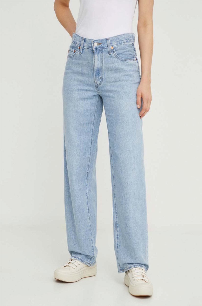 Levi's jeansi BAGGY DAD femei medium waist