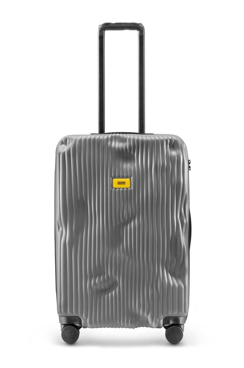 Crash Baggage valiza STRIPE Medium Size culoarea gri