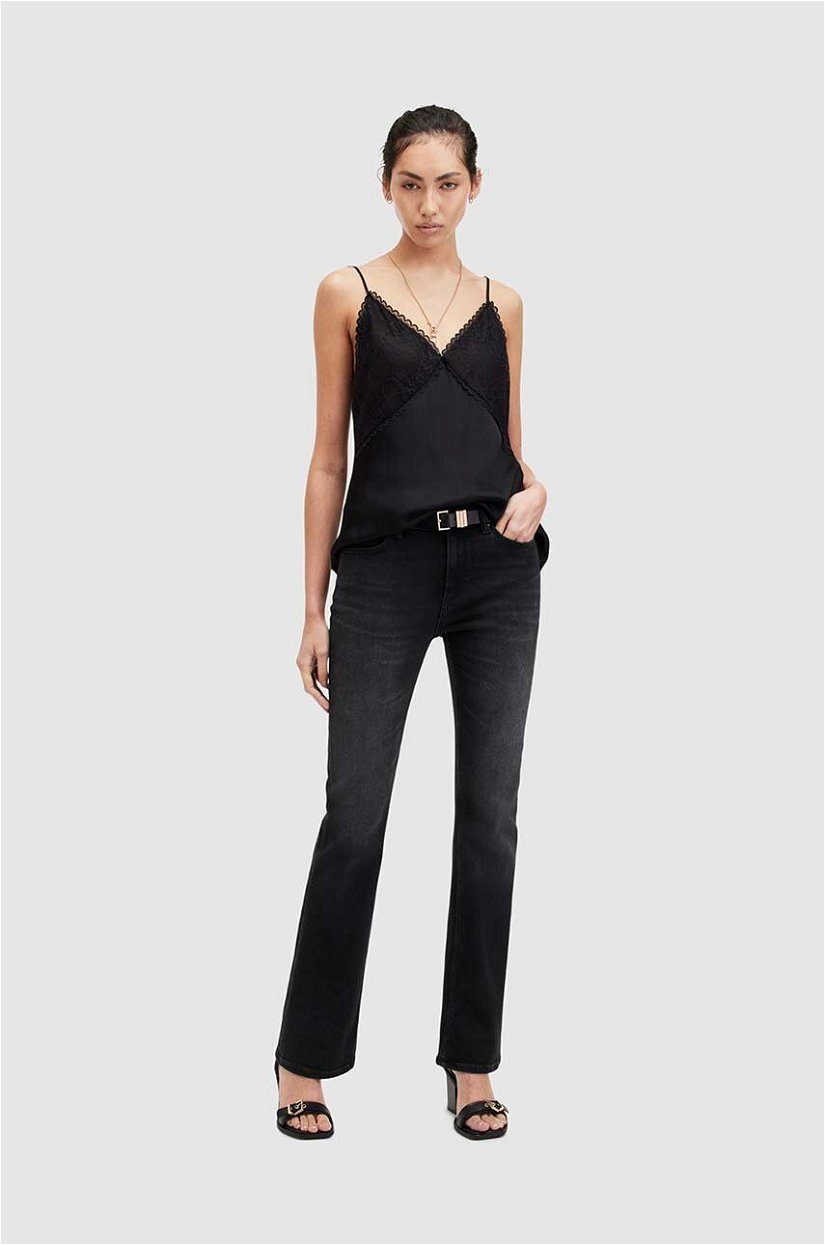 AllSaints jeansi HALDAN femei medium waist
