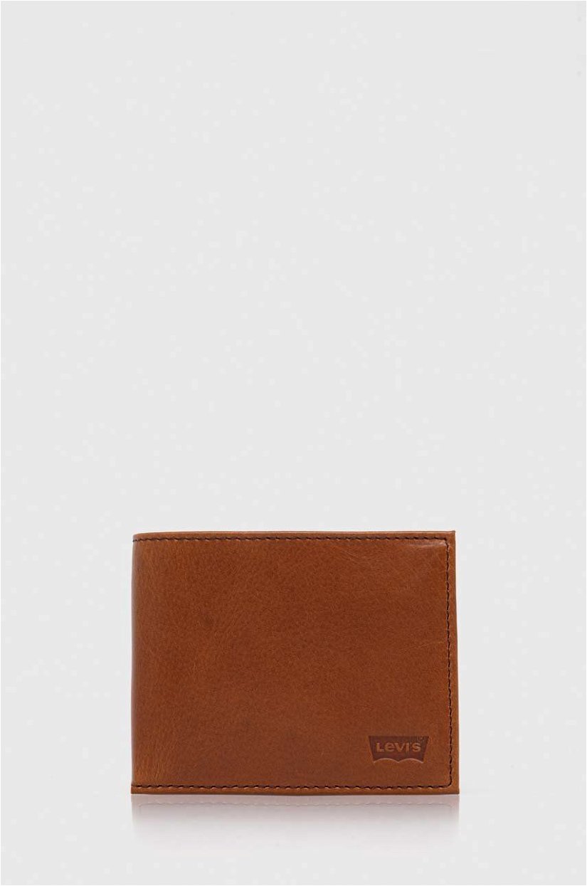 Levi's portofel de piele culoarea maro