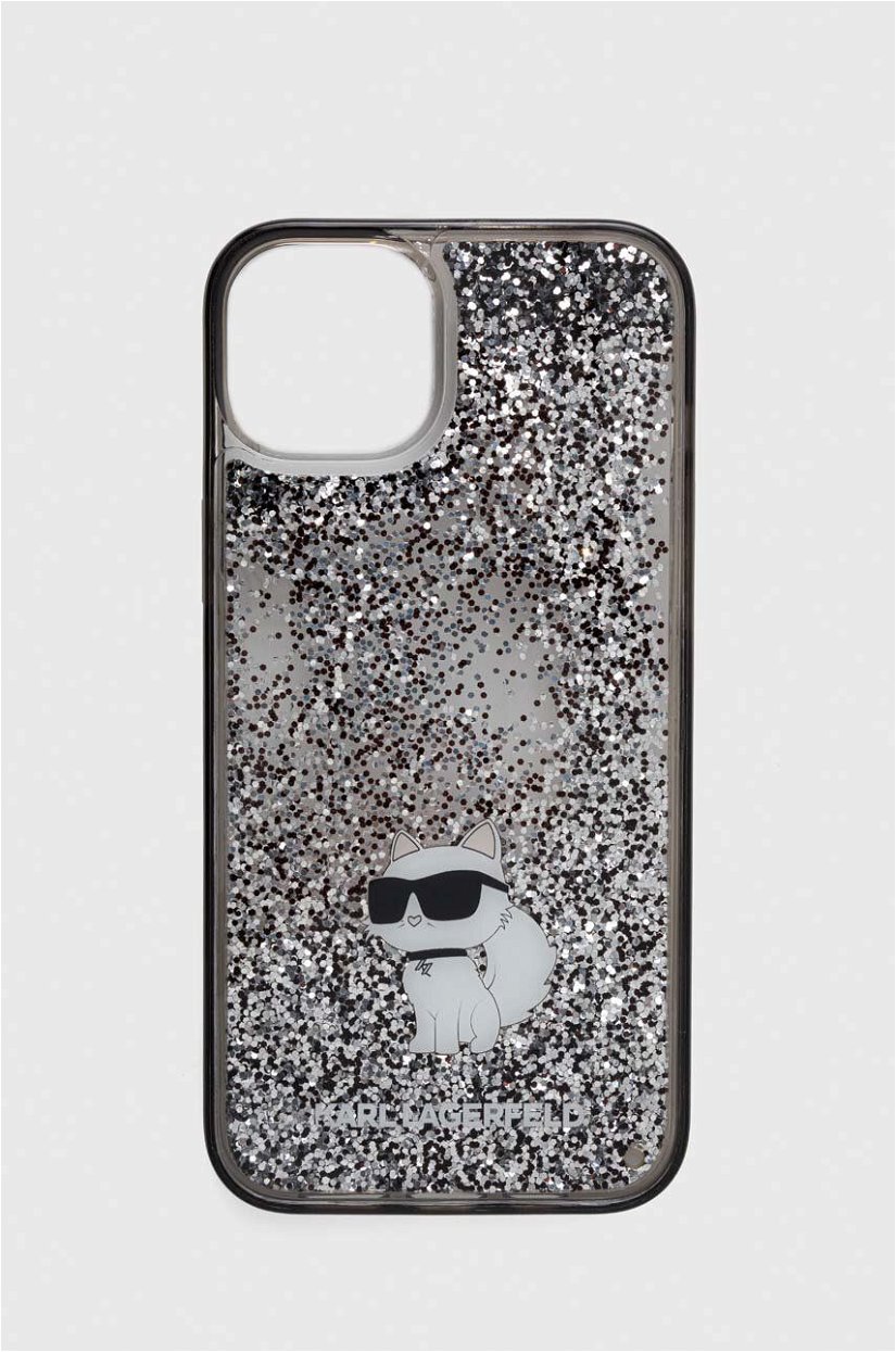 Karl Lagerfeld Husă pentru telefon iPhone 15 Plus 6.7 culoarea transparent