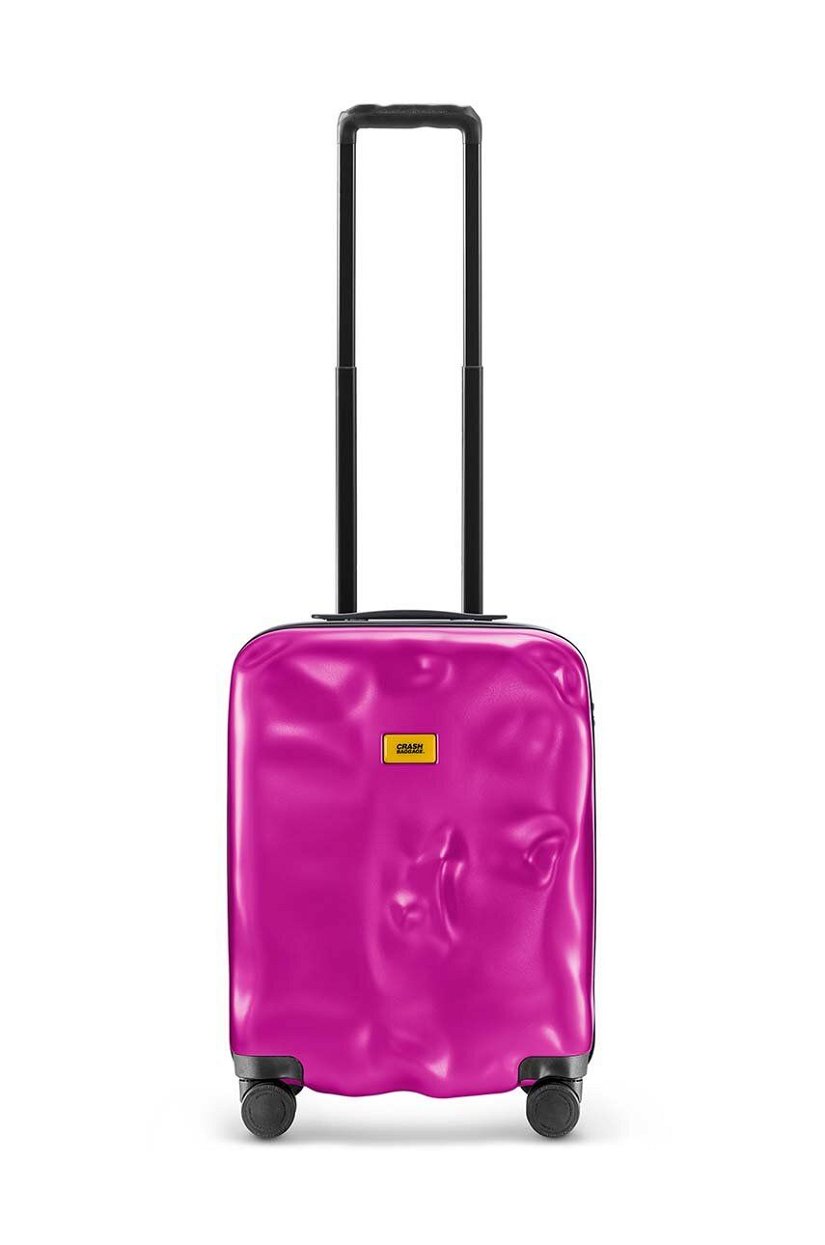 Crash Baggage valiza ICON Small Size culoarea roz