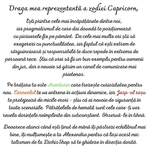 Capricorn - Lumanare Parfumata Si Bratara Semipretioasa - Set Cadou Zodie