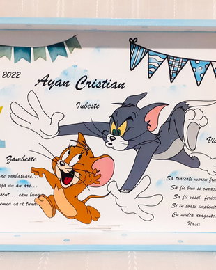 Tavita/set de mot baietel cu Tom si Jerry