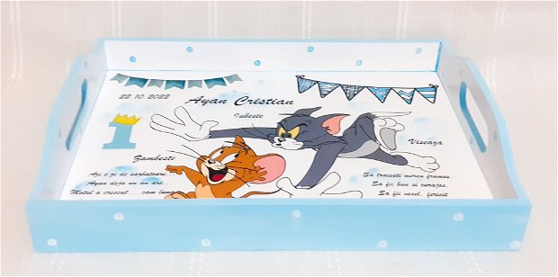Tavita/set de mot baietel cu Tom si Jerry