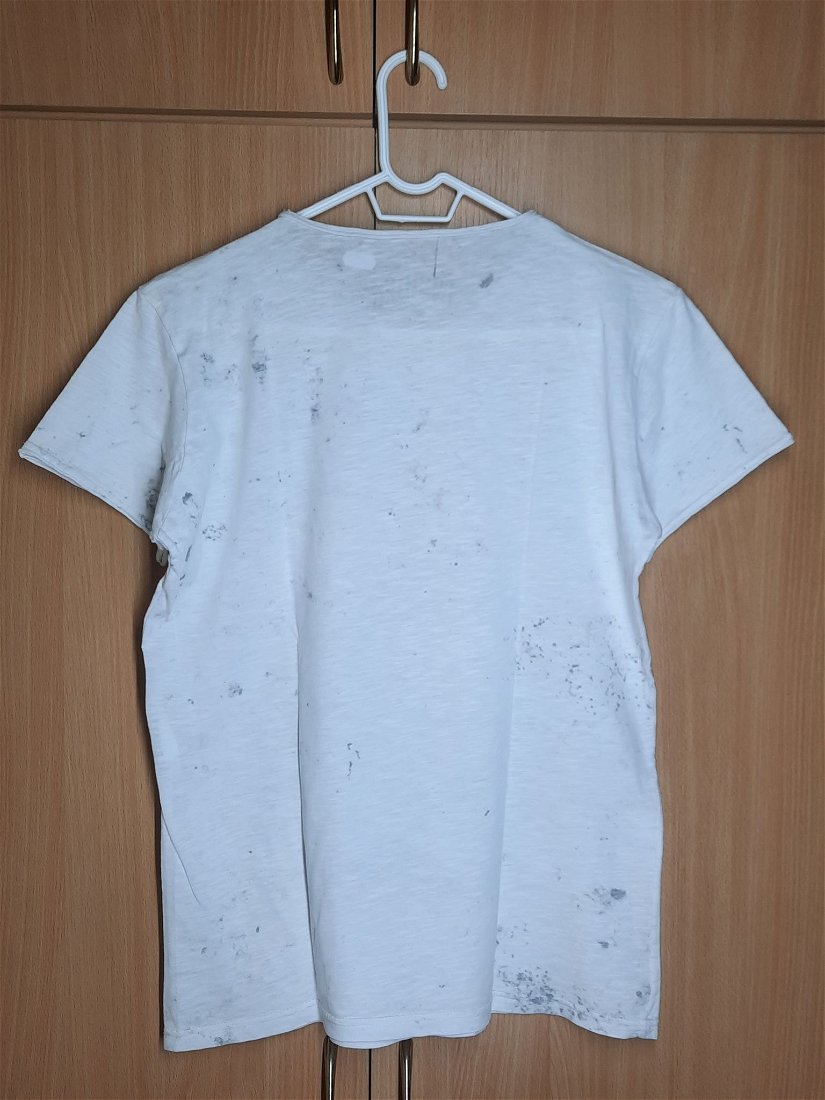 Tricou damă, "Insider", alb cu imprimeu , mărimea M