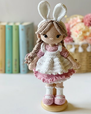 Papusica crosetata - Easter girl