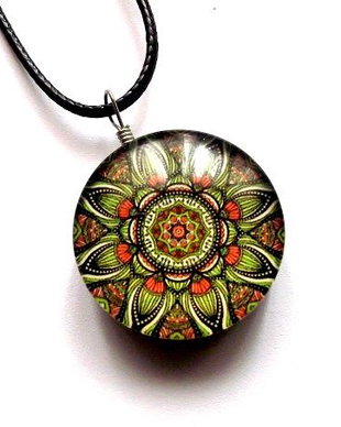 colier mandala din sticla 45606