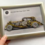 Mercedes Benz Super Sport 1928 Cod M 636・Tablou din piese si mecanisme vintage・Cadouri zi de nastere