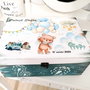 Cutie trusou botez/mot ursulet cu baloane
