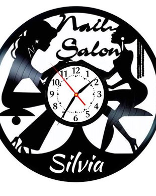 SALON MANICHIURA ( PERSONALIZABIL)-ceas de perete
