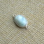Link larimar in rama argint (F41-3-7)