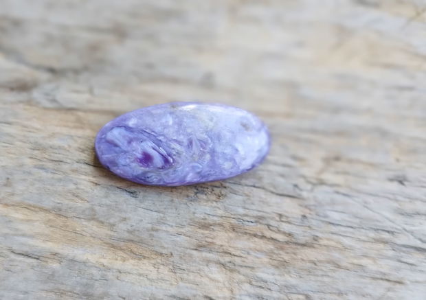 Cabochon charoit, 32x16 mm