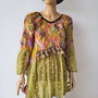 Bluza impaslita, cu tule si broderii