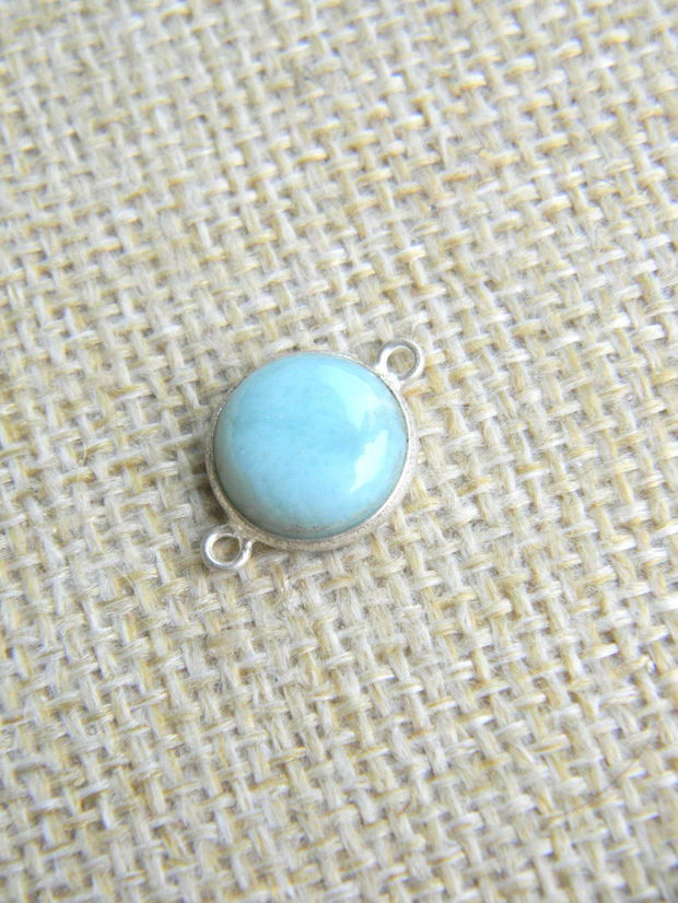 Link larimar in rama argint (F41-4-1)