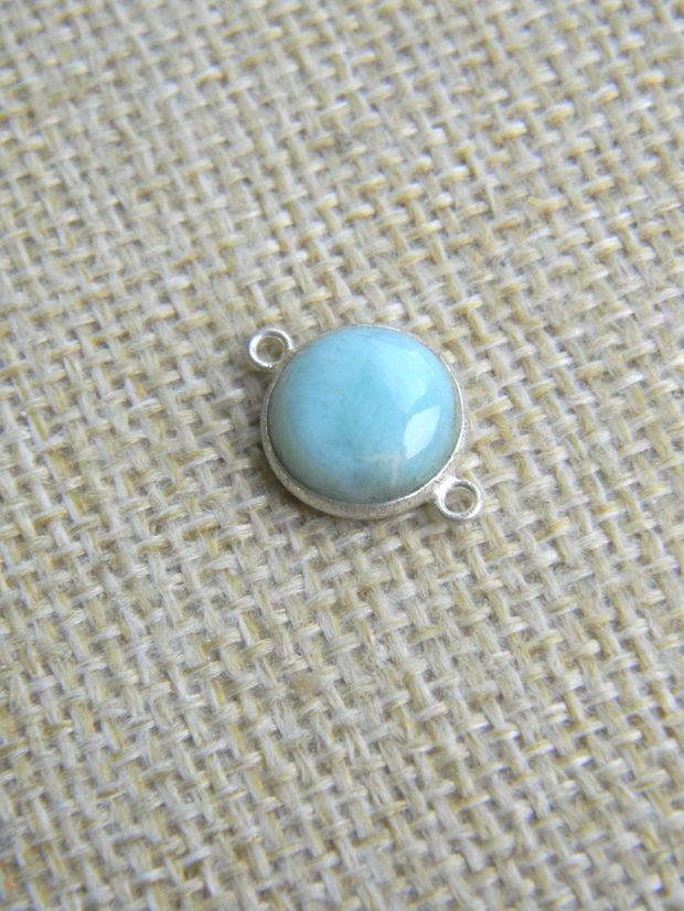 Link larimar in rama argint (F41-4-1)