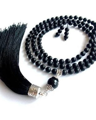 Colier Mala 108+1*Onix+Agate*Meditatie si rugaciune