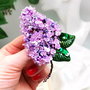 Rezervat Broșă - Floare de LILIAC Purple Senses