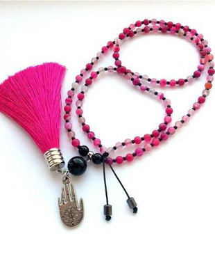 Colier Mala 108+1*Onix+Agate*Meditatie si rugaciune