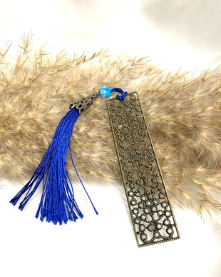 Semn de carte din bronz filigranat