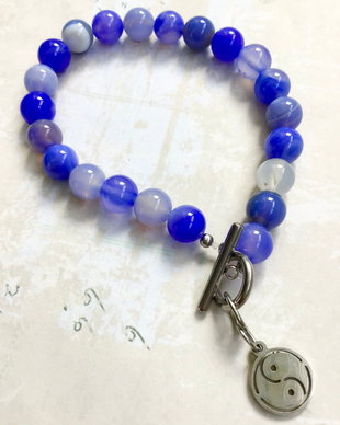 Bratara agate violet
