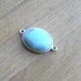 Link larimar in rama argint (F41-5-1)