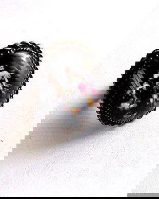 inel sticla cu model retro 45505