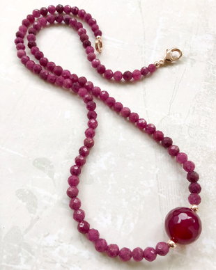 Colier CHOKER radacina de Rubin