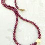 Colier CHOKER radacina de Rubin