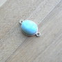 Link larimar in rama argint (F41-5-13)