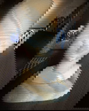 SCULPTURĂ ALABASTRU  ARTA EGIPTEANA