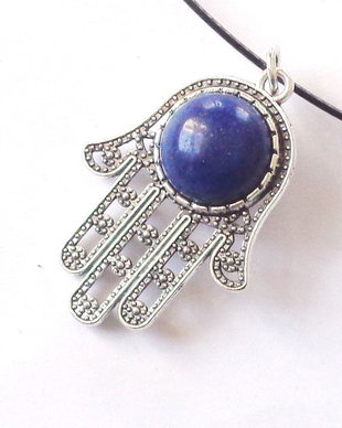Pandantiv lapis lazuli si sodalit