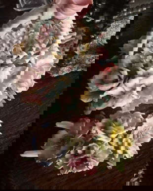 COȘULEȚ CU FLORI PORȚELAN CADOU ROABA CU FLORI