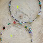 Coliere handmade cu cristale tip swarovski