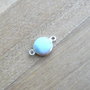 Link larimar in rama argint (F41-5-14)