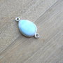 Link larimar in rama argint (F41-5-15)