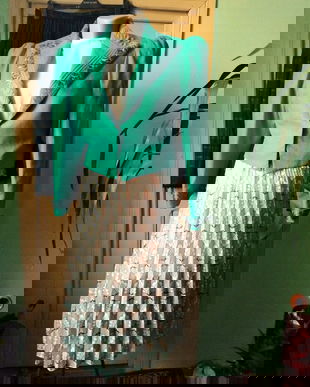 Sacou nou, în, verde turcoaz