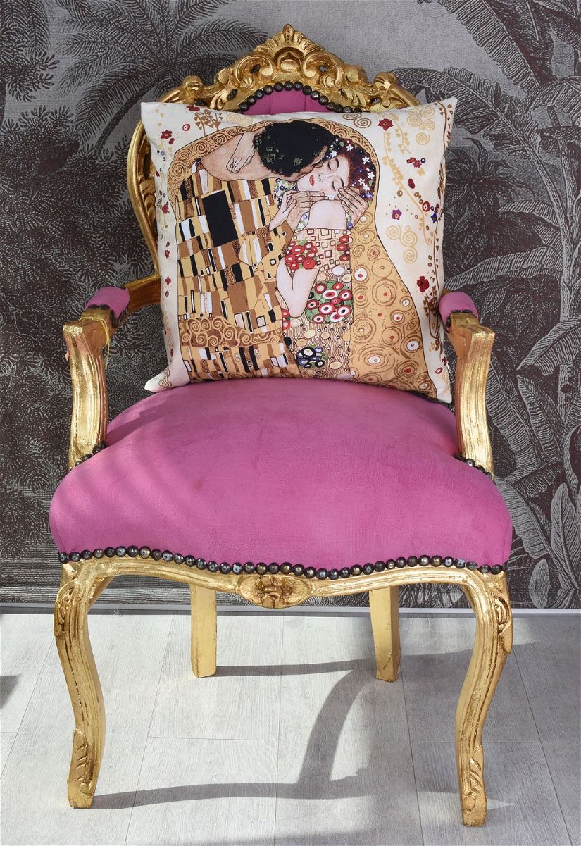 Perna decorativa Art Nouveau cu "Sarutul" Klimt