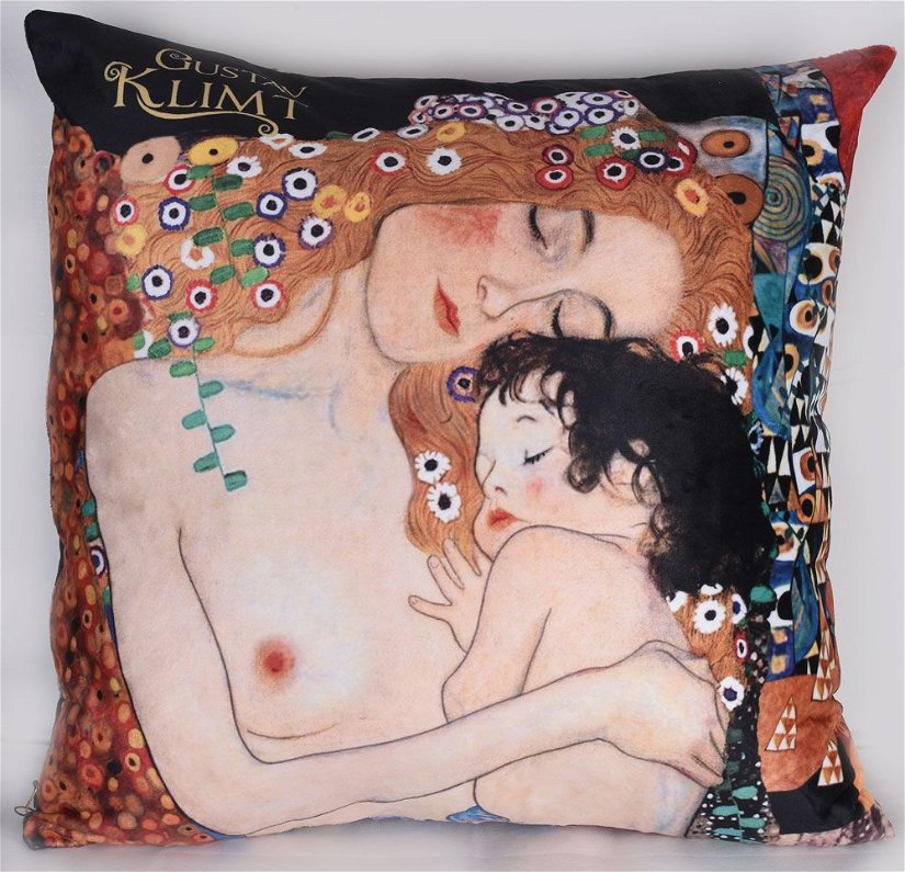 Perna decorativa Art Nouveau "Mama si copilul"