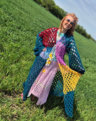 Cardigan croșetat