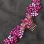 Accesoriu par tip pieptene roz_fucsia